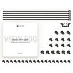 ID-Cooling Számítógépház - VIEW 500 (ablakos, venti nélkül, BTF, mATX, 1xUSB3.0, 1xUSB2.0, fekete) - Image 8