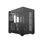 ID-Cooling Számítógépház - VIEW 510 (ablakos, venti nélkül, BTF, ATX, USB3.0, 1xUSB-C, fekete)
