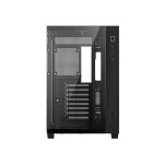 ID-Cooling Számítógépház - VIEW 510 (ablakos, venti nélkül, BTF, ATX, USB3.0, 1xUSB-C, fekete) - Image 2