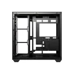 ID-Cooling Számítógépház - VIEW 510 (ablakos, venti nélkül, BTF, ATX, USB3.0, 1xUSB-C, fekete) - Image 4
