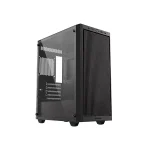 ID-Cooling Számítógépház - WARE 300 (ablakos, venti nélkül, mATX, USB3.0, 1xUSB2.0, fekete)