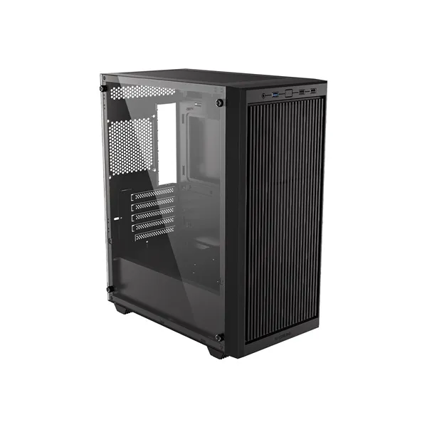 ID-Cooling Számítógépház - WARE 300 (ablakos, venti nélkül, mATX, USB3.0, 1xUSB2.0, fekete) - Image 2