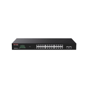 IP-COM Switch Menedzselhető - G2226F (24x1Gbps + 2x1Gbps SFP; 52Gbps; Rack)