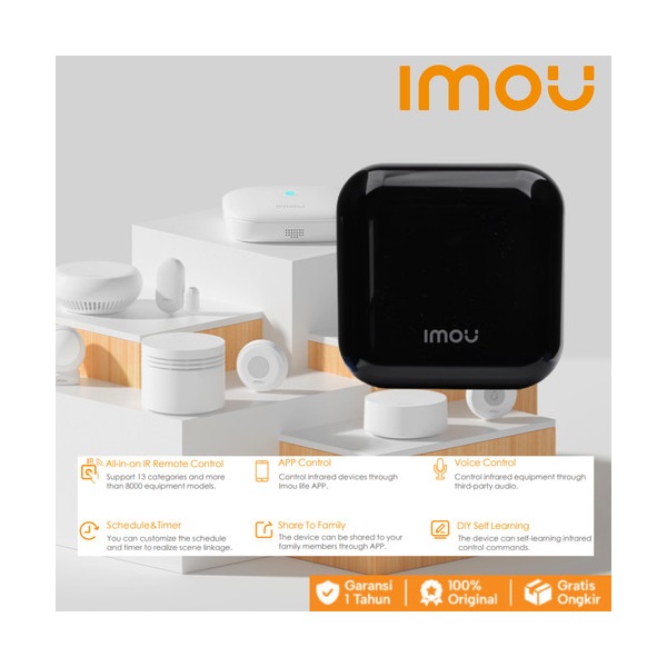 Imou_Okos_Taviranyito_-_IR1_38_kHz_infra_8m_hatotav_DC5V_-i447516.jpg Imou Okos Távirányító - IR1 (38 kHz infra, 8m hatótáv, DC5V ) - Image 1