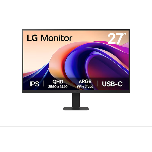 LG 27" 27U631A-B.AEUQ QHD IPS 100Hz HDMI/USB-C monitor - Image 1