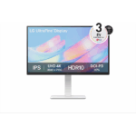 LG Monitor 27" - 27US550-W (IPS; 16:9; 3840x2160; 5ms; 300cd; 60Hz; DP, HDMIx2, HDR; Pivot)