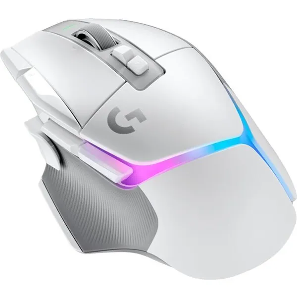 Logitech Egér - G502 X Plus Lightspeed (Vezeték nélküli, Gaming, Optikai, USB, 10 gombos, 25600 DPI, fehér) - Image 2