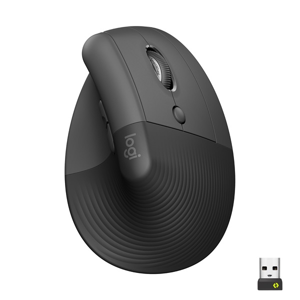 Logitech Lift Vertical Ergonomic Mouse Graphite