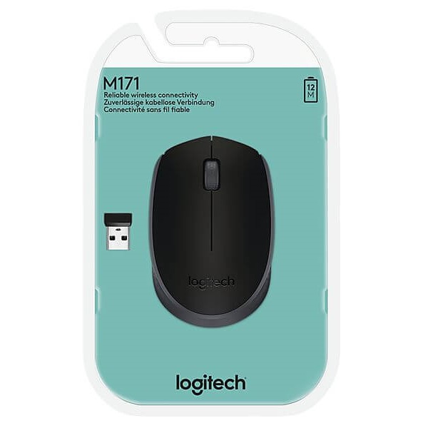 Logitech M171 Wireless Mouse Black - Image 3