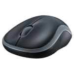 Logitech Egér - M185 (Vezeték nélküli, Optikai, Notebook, 1000 DPI, szürke) - Image 3