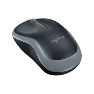 Logitech Egér - M185 (Vezeték nélküli, Optikai, Notebook, 1000 DPI, szürke)