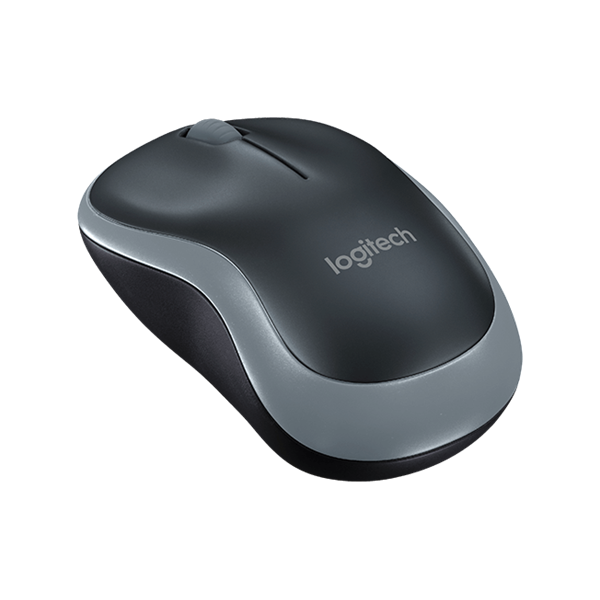 Logitech Egér - M185 (Vezeték nélküli, Optikai, Notebook, 1000 DPI, szürke) - Image 1