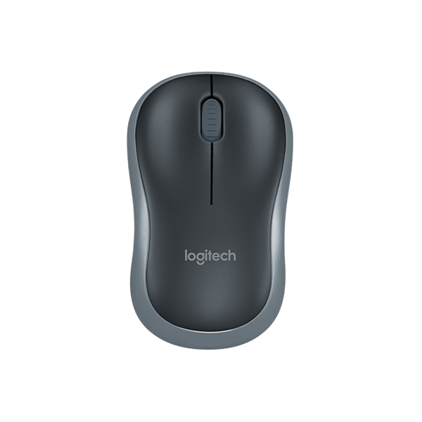 Logitech Egér - M185 (Vezeték nélküli, Optikai, Notebook, 1000 DPI, szürke) - Image 2
