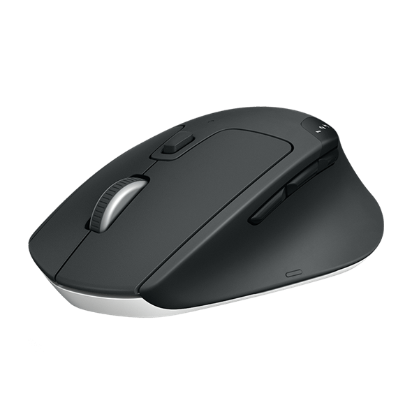 Logitech Egér - M720 Thriatlon (Vezeték nélküli, Bluetooth csatlakozás, 1000 DPI, 8 gomb, fekete) - Image 4