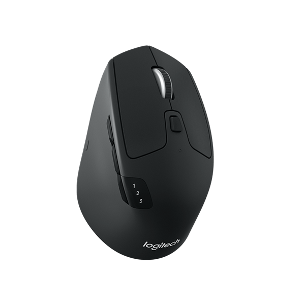 Logitech Egér - M720 Thriatlon (Vezeték nélküli, Bluetooth csatlakozás, 1000 DPI, 8 gomb, fekete) - Image 2