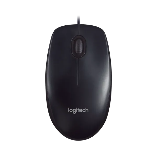 Logitech Egér - M90 (Vezetékes, Optikai, USB, 1000 DPI, fekete)