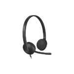 Logitech Fejhallgató - H340 Headset (USB, mikrofon, fekete)