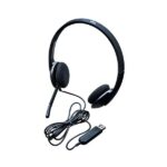 Logitech Fejhallgató - H340 Headset (USB, mikrofon, fekete) - Image 2