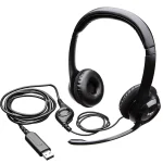 Fejhallgató Logitech H390 Mikrofonnal Fekete USB