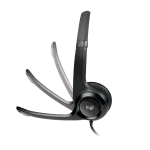 Fejhallgató Logitech H390 Mikrofonnal Fekete USB - Image 2