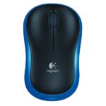 Logitech Egér - M185 (Vezeték nélküli, Optikai, Notebook, 1000 DPI, kék) - Image 2