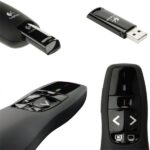 Logitech Presenter - R400 (Vezeték nélküli, Max.: 15m, Plug & Play, töltöttség jelző, fekete) - Image 2