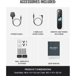 Majority Hangszóró Soundbar - Bowfell Axis 2.1 Dolby (140W, BT 5.0, HDMI ARC, AUX, USB, Optikai, Távírányító, Mélynyomó) - Image 2