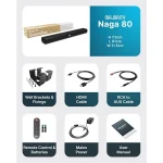 Majority Hangszóró Soundbar - Naga 80 (140W, Bluetooth 5.0, HDMI ARC, AUX, USB, Optikai, Távírányító) - Image 2