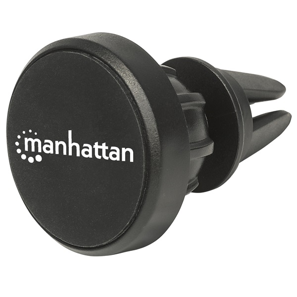 Manhattan Telefon tartó Autós - Autó szellőző rácsára rakható, mágneses telefon tartó, Fekete - Image 1