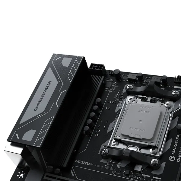 Maxsun Alaplap - AMD MS-CHALLENGER B850M-K AM5 (B850, mATX, 2xDDR5 8000MHz, 2xSATA3, M.2, HDMI) - Image 3