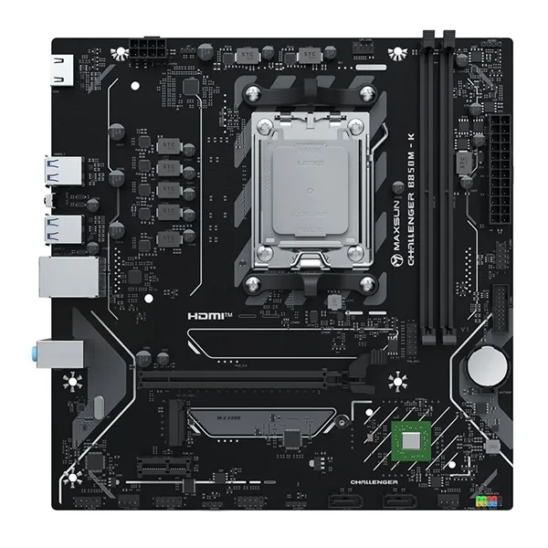 Maxsun Alaplap - AMD MS-CHALLENGER B850M-K AM5 (B850, mATX, 2xDDR5 8000MHz, 2xSATA3, M.2, HDMI) - Image 9