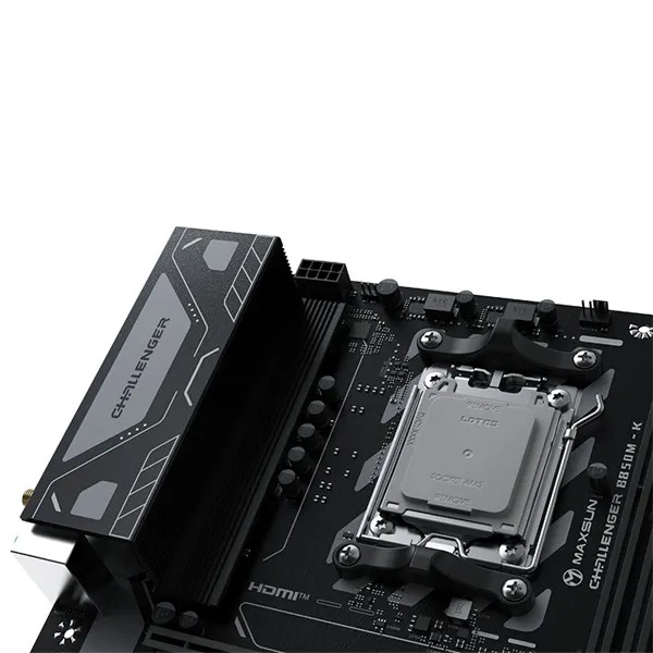 Maxsun Alaplap - AMD MS-CHALLENGER B850M-K WIFI AM5 (B850, mATX, 2xDDR5 8000MHz, 2xSATA3, M.2, HDMI) - Image 3