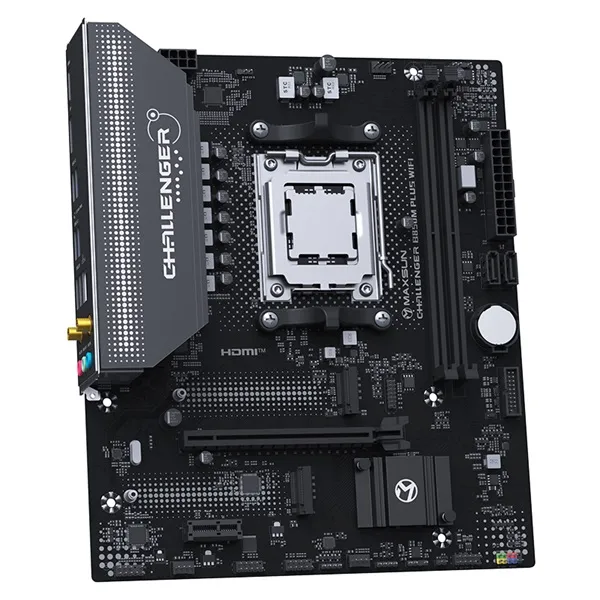 Maxsun Alaplap - AMD MS-CHALLENGER B850M PLUS WIFI AM5 (B850, mATX, 2xDDR5 8000MHz, 2xSATA3, 2xM.2, HDMI, DP) - Image 3