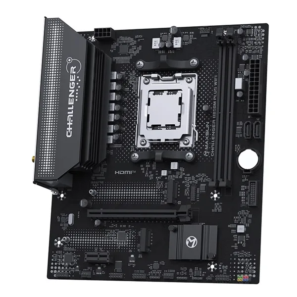 Maxsun Alaplap - AMD MS-CHALLENGER B850M PLUS WIFI AM5 (B850, mATX, 2xDDR5 8000MHz, 2xSATA3, 2xM.2, HDMI, DP) - Image 4