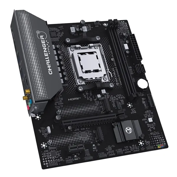 Maxsun Alaplap - AMD MS-CHALLENGER B850M PLUS WIFI AM5 (B850, mATX, 2xDDR5 8000MHz, 2xSATA3, 2xM.2, HDMI, DP) - Image 6