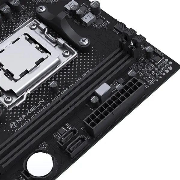 Maxsun Alaplap - AMD MS-CHALLENGER B850M PLUS WIFI AM5 (B850, mATX, 2xDDR5 8000MHz, 2xSATA3, 2xM.2, HDMI, DP) - Image 9
