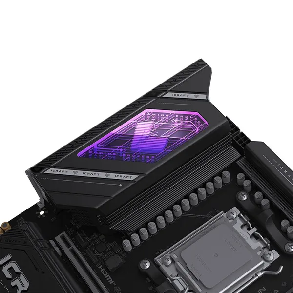 Maxsun Alaplap - AMD MS-ICRAFT B850 AIGA AM5 (B850, ATX, 4xDDR5 8400MHz, 2xSATA3, 4xM.2, HDMI, DP) - Image 8