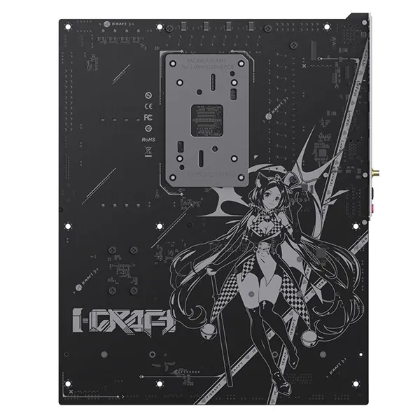 Maxsun Alaplap - AMD MS-ICRAFT B850 AIGA AM5 (B850, ATX, 4xDDR5 8400MHz, 2xSATA3, 4xM.2, HDMI, DP) - Image 2