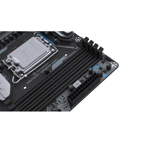 Maxsun Alaplap - Intel MS-ESPORT Z890M WIFI s1851 (Z890, mATX, 4xDDR5 7800MHz, 4xSATA3, 3xM.2, HDMI, DP) - Image 5