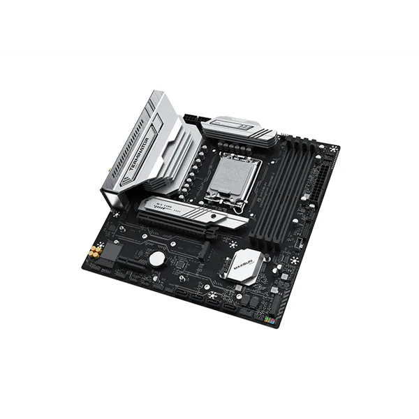 Maxsun Alaplap - Intel MS-TERMINATOR B860M WIFI s1851 (B860, mATX, 4xDDR5 8000MHz, 4xSATA3, 3xM.2, HDMI, DP)