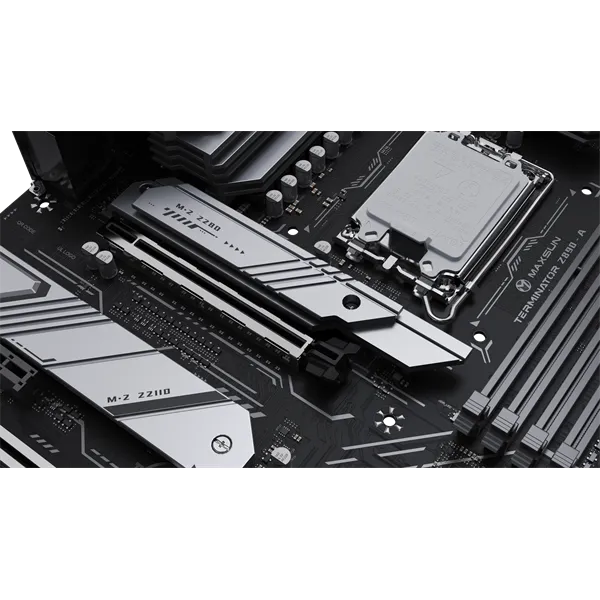 Maxsun Alaplap - Intel MS-TERMINATOR Z890-A WIFI s1851 (Z890, ATX, 4xDDR5 8800MHz, 4xSATA3, 4xM.2, HDMI, DP) - Image 7