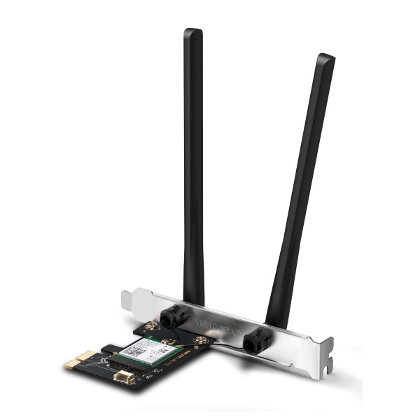 Mercusys Hálózati adapter WiFi AXE3000 - MA80XE (PCIe; 2402Mbps 5GHz + 574Mpbs 2,4GHz; BT5.2; WPA3) - Image 2