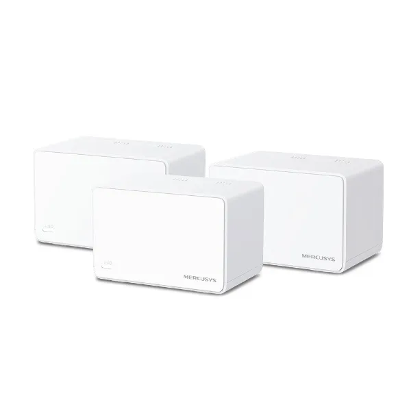 Mercusys Mesh WiFi AX3000 - Halo H80X (2 pack; 574Mbps 2,4GHz + 2402Mbps 5GHz; 3x 1Gbps; WPA3)