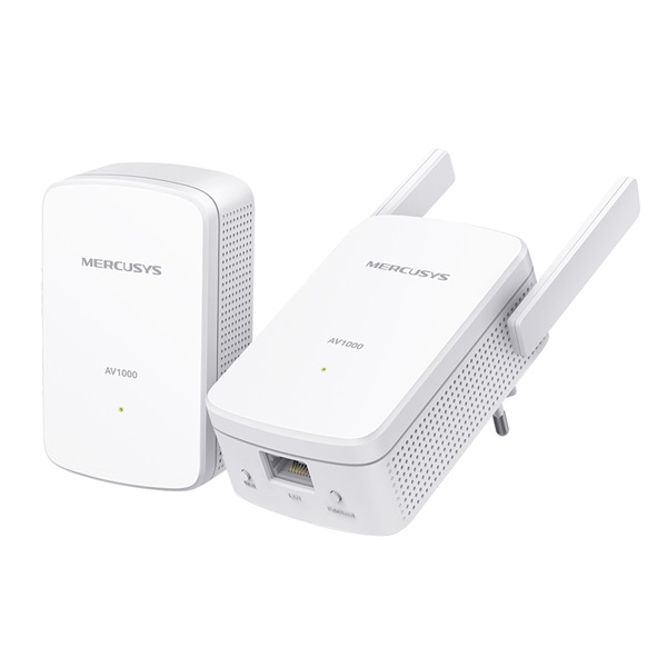 Mercusys_Powerline_adapter_WiFi_Kit_-_MP510_KIT_1x1Gbps_1Gbps_adatatvitel_300Mbps_24GHz_128-bit_AES_QoSMax_300m-i431137.jpg Mercusys Powerline adapter WiFi Kit - MP510 KIT (1x1Gbps; 1Gbps adatátvitel; 300Mbps 2,4GHz; 128-bit AES, QoS,Max 300m) - Image 1