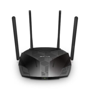 Mercusys Router WiFi AX3000 - MR80X (574Mbps 2,4GHz + 2402Mbps 5GHz; 4port 1Gbps, WPA3; MU-MIMO; OFDMA)