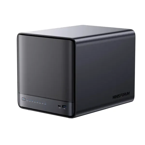 MinisForum AI NAS - N5 Pro (AMD Ryzen AI 9 HX Pro 370, 16GB, 128GB, Miniscloud OS)