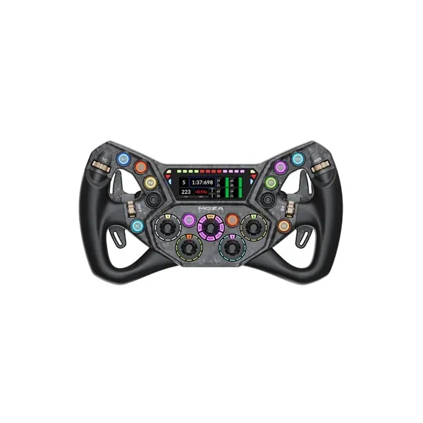 Moza Racing kiegészítő - KS PRO Kormánykerék (Dual Clutch, RGB, 2,99 inch kijelző, 300mm) - Image 1