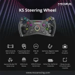 Moza Racing kiegészítő - KS Kormánykerék (RGB, 300mm) - Image 3