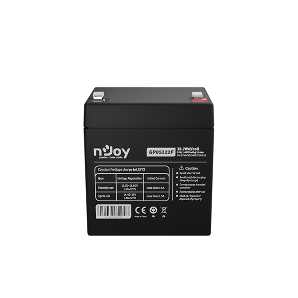 Njoy 12V/5Ah szünetmentes akkumulátor 1db/csomag - Image 3