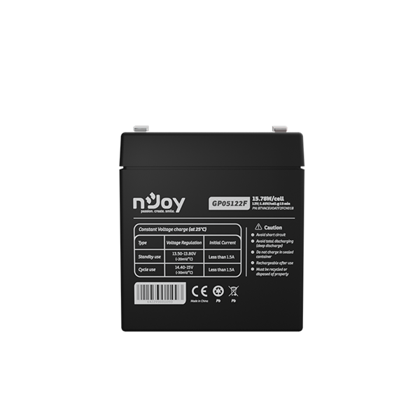 Njoy 12V/5Ah szünetmentes akkumulátor 1db/csomag - Image 5